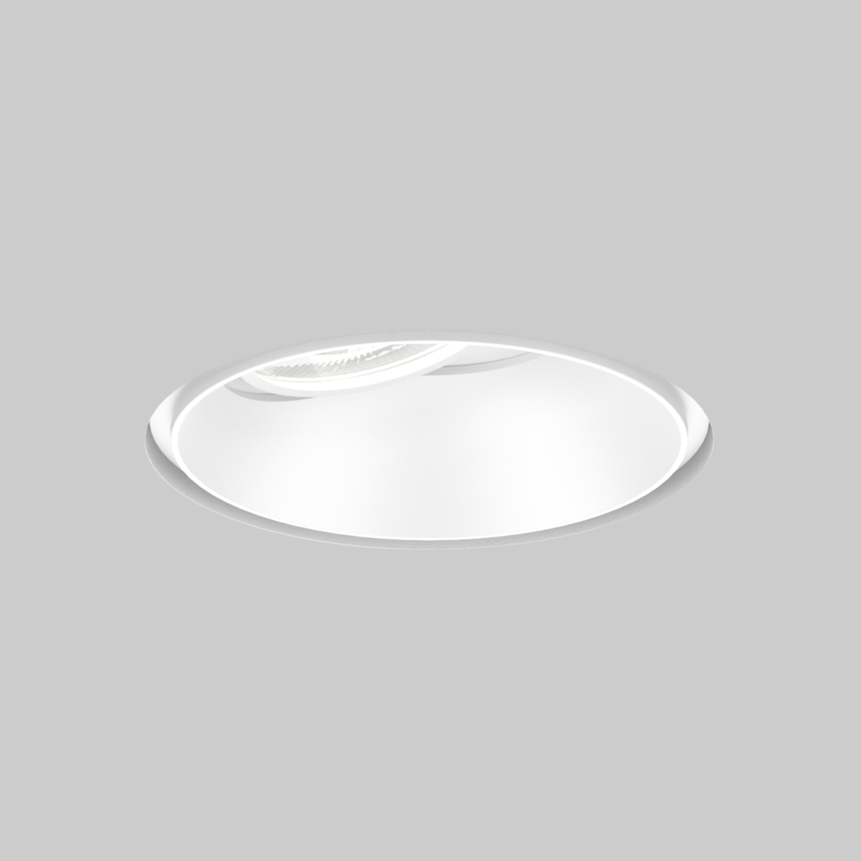 SASSO 100 round adjustable trimless;SASSO 100 round adjustable trimless exposed concrete;SASSO 100 round adjustable trimless concrete;SASSO 100 round adjustable trimless soft acoustic ceiling