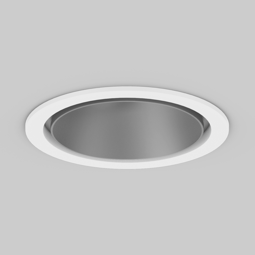 SASSO 100 round downlight trim;SASSO 100 round downlight trim concrete;SASSO 100 round downlight trim soft acoustic ceiling