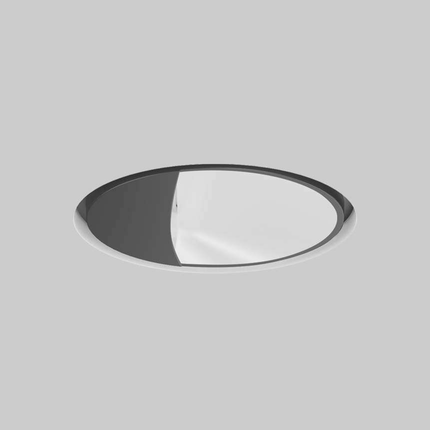 SASSO 100 round wallwasher trimless exposed concrete;SASSO 100 round wallwasher trimless;SASSO 100 round wallwasher trimless concrete;SASSO 100 round wallwasher trimless soft acoustic ceiling