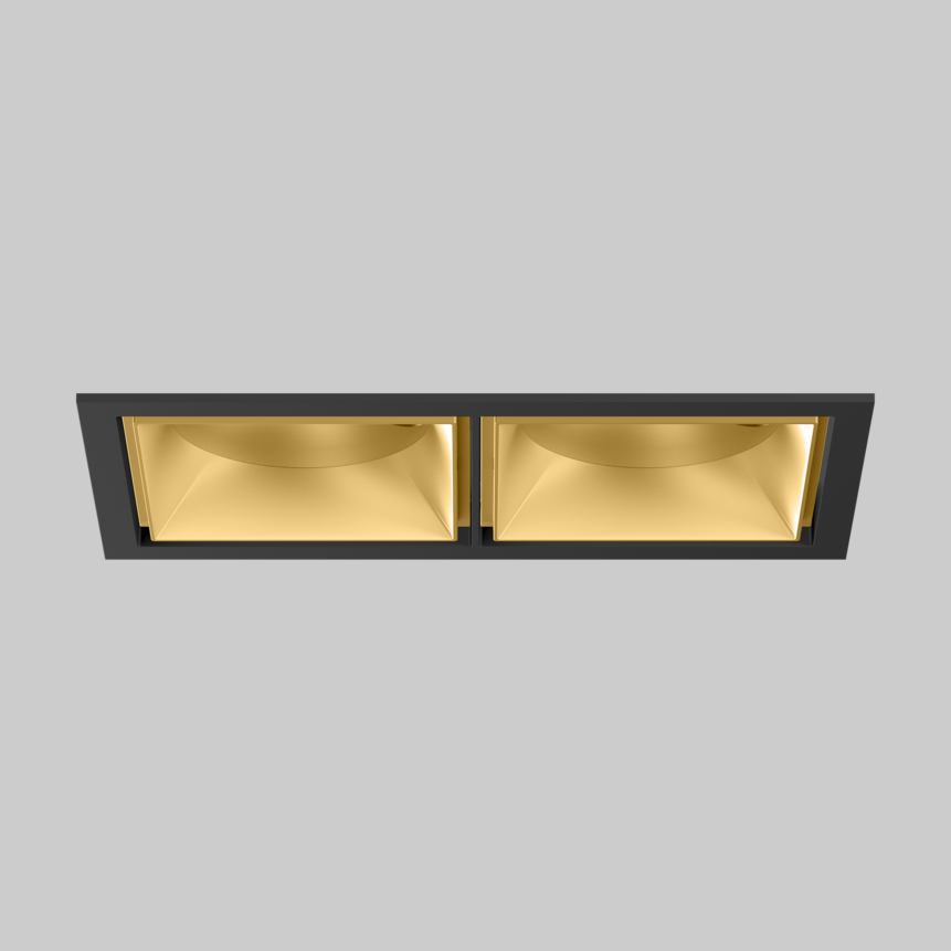 SASSO 100 square adjustable trim 2 lamps SASSO 100 square adjustable trim 2 lamps
