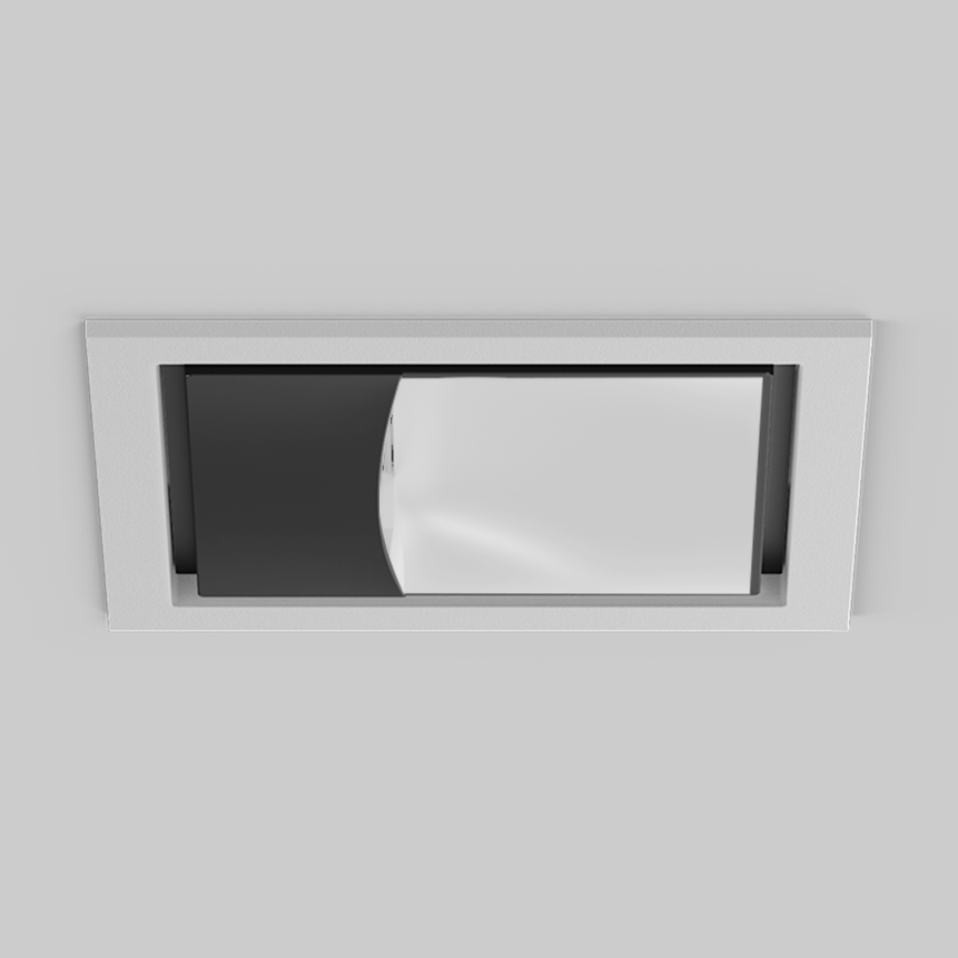 SASSO 100 square wallwasher trim;SASSO 100 square wallwasher trim concrete