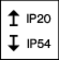 IP20 IP54